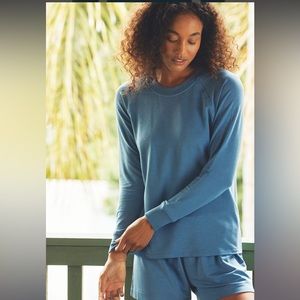 LAKE Pajamas Relax Shorts Set in Steel Blue, NWOT size Small / S